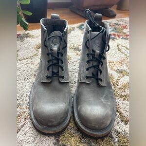 Origin Coronado Gray Leather Men's Boots (size 13)